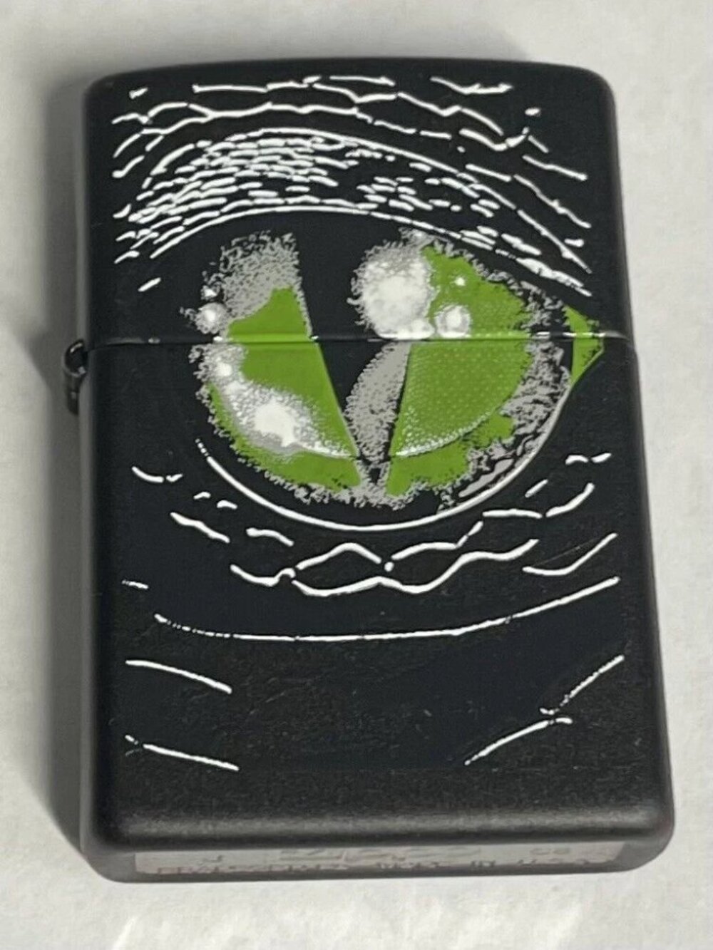 Rare 2009 Erie Reptile Eye Zippo Lighter